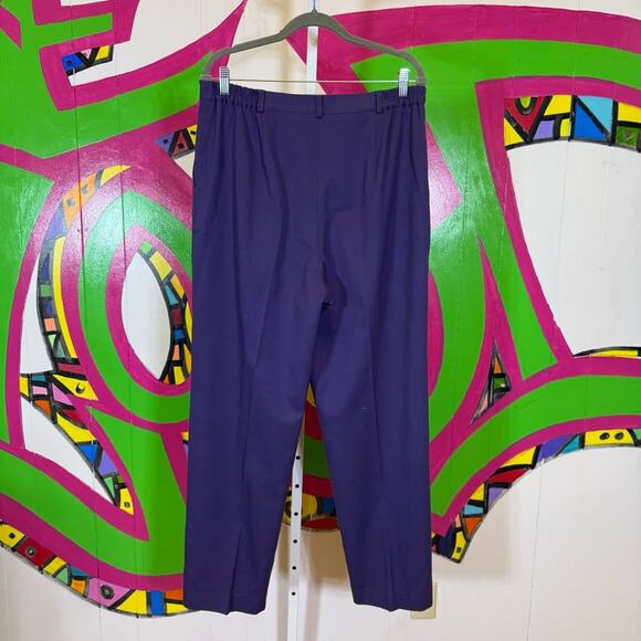 Appleseed's, Purple Wool Blend Dress Pants. Size 16. In excellent condition! - Picture 3 of 7